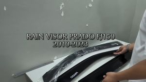 CPO RAIN VISOR PRADO FJ150 2010-2023 BLACK 18MM (11688)