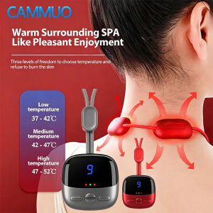 【Local Stock】Cammuo Smart Hanging Neck Neck Shoulder Cervical Spine Massager Hot Compress Neck Artifact Dredging Spine Neck Protector