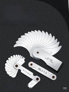 Stainless Steel High Precision R Rule round Corner Measurement Tool Arc Length Gauge Radius Measurement Tool