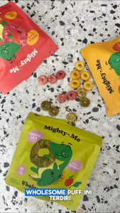 Mighty Me Wholesome Puff Snack Camilan Sehat Anak Bayi dengan Quinoa Gluten Free