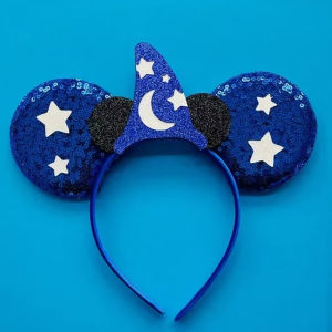 Disney | Disney Minnie Mouse Hairband For Girl Disneyland Mickey Headbands Kids Adult Cosplay Bow Hair Accessories Women Sequins Headwear