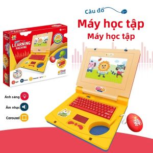 Hoạt Hình Cho Bé Xếp Hình Máy Học Có Đèn & Nhạc Mô Phỏng Chuột Máy Tính Đồ Chơi Cho Trẻ Em 3-6Y Quà Tặng Giáo Dục