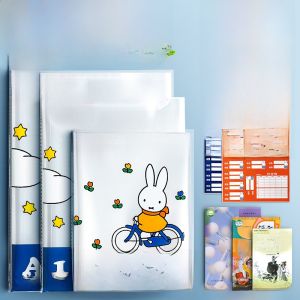 หนาขึ้น กันลื่น ปกหนังสือแสงยามเช้าแบบด้านชุดเต็มนักเรียนชั้นประถมศึกษาปีที่ 1 หนังสือเรียนเสื้อผ้าฝาครอบป้องกัน