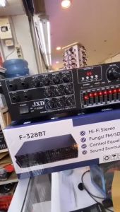 Amplifier F-328BT Garansi 1 tahun Bluetooth EQ Audio Home Theater karaoke FM Radio 2000 watt