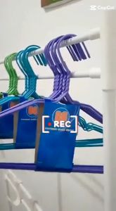 Hanger Kawat 10 Pcs Hanger Baju Warna Warni Hanger Besi