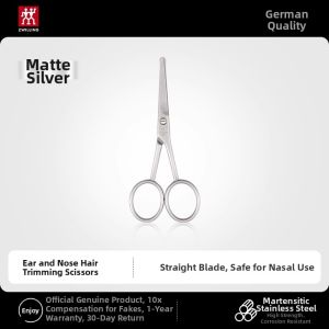 ZWILLING | Rounded Tip Stainless Steel Nose & Ear Hair Scissors