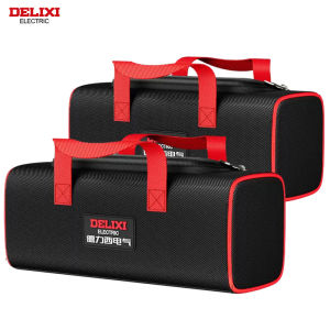 DELIXI ELECTRIC Tool Bag Oxford Cloth Portable Storage Bag Professional Electrician and Carpenter Repair Home Storage HandBag