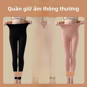 MiiOW | Quần lót mùa thu dày dặn cạp cao bằng vải nhung lót lông cừu cho nữ quần lót mùa thu đông ấm áp thoải mái