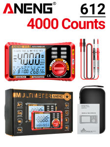 ANENG | ANENG 612 6000 Counts True RMS Digital Multimeter Auto Range Portable Compact Multi Meter HD Backlight NCV Live Wire Detector Vo
