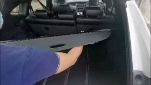📥 Boot Cover Retractable Trunk Cover Rear Back Cargo Tonneau Cover Shade Plug Play Leather CRV HRV X50 X70 Harrier XU80