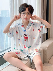 QIANSHUIMILU | Short Sleeve Cool Boys Summer Pajama Set
