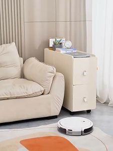 SANCY Bedside Drawer Movable Side Storage Cabinet Table Living Room Simple Modern Small Table Home Bedroom Narrow Coffee Table - Fulfilled by SANCY