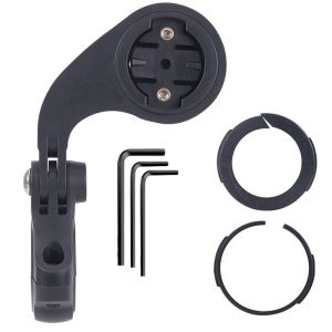Adjustable Angle Bicycle Computer Holder Extended Handlebar Bracket for Garmin XOSS Magene IGPSPORT Centered View