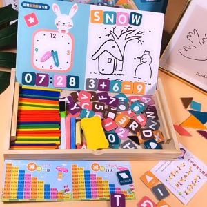 [Happy Kids] Smart Kid Education Toy Puzzle Math Calculate Learning Box Drawing Board 益智早教玩具 Mainan Matematik - BT17