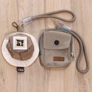Trendy Durable Mini Backpack Coin Purse Cosmetic Storage Bag Handheld Rope Travel Essential Phone Case Earphone Keychain Holder