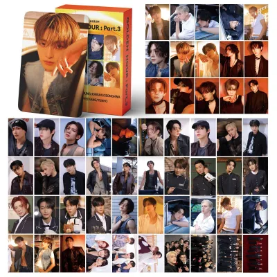 55pcs/set ATEEZ In Your Fantasy GOLDEN HOUR : Part.3 lomo Star Photocards Photo Lomo Cards Fans Collection Printed Cards