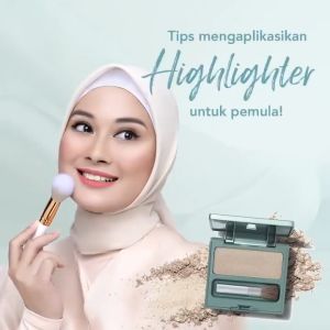 WARDAH Exclusive Glowing Highlighter - Memberikan Efek Glowing Yang Intense - Tekstur Creamy dengan Shimmer yang Halus