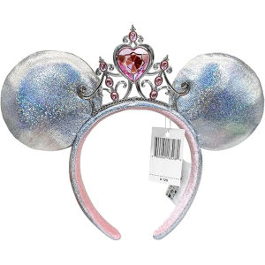 Mickey Mouse Headbands Shiny Crown Headband Glitter Princess Party Decoration Cosplay Hair Accessories Hairband for Women Adult