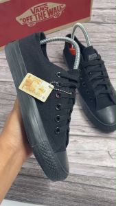 คอนเวิร์ส รองเท้าผ้าใบ CV ข้อสั้น สีแดง ใส่ทำงาน พร้อมส่ง ผู้ชาย-ผู้หญิง