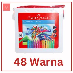 Vifo Faber Castell Bag Crayon Minyak Oil Pastel Krayon Mewarnai Gambar Anak 24 48 60 72 Warna Original