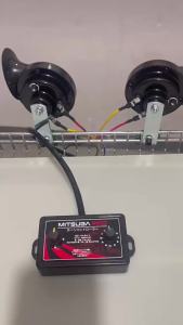 Bộ Điều Khiển Đa Năng Bằng Nhựa ABS Đen Cho Xe Tải Ô Tô 12-24V Còi Hơi Ốc Sên 25 Âm Thanh Bộ Điều Khiển Còi Hơi Cho Ô Tô Và Xe Tải