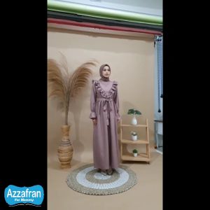 Gamis Haira | Baju Katun Couple Anak Perempuan dan Dewasa | Seragam Lebaran Terbaru Murah Azzafran