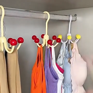 360 องศา ตะขอแขวน สามารถหมุนได้ อเนกประสงค์ ไม้แขวนเสื้อ ใช้สำหรับ เน็คไท ชุดชั้นใน ถุงน่อง ผ้าพันคอผ้าไหม