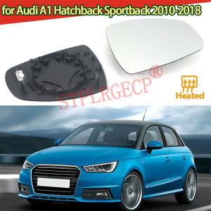 Driver Left Side Heated Wing Mirror Glass Angle Rearview Mirror with Base for Audi A1 Hatchback Sportback 2010-2018