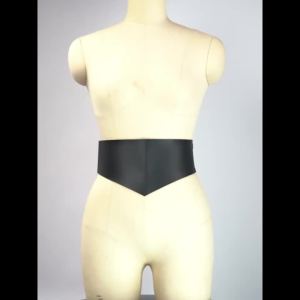 Thắt Lưng Corset Da PU Đen Phong Cách Punk Gothic Hip Hop Nữ Dây Đeo Điều Chỉnh Được Phụ Kiện Thon Gọn Dáng Người Dành Cho Trang Phục Dự Tiệc Lễ Hội Club.
