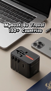 MYMOSH 45W GAN INTERNATIONAL WALL CHARGER UNIVERSAL FAST CHARGING ADAPTER QC5.0 PD3.0