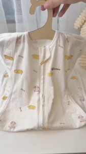 Nhộng Thông Hơi Mở Tay Unbee Cho Bé Chất Liệu Tơ Tằm Giúp Ngủ Ngon Tránh Giật Mình Từ 0-9M