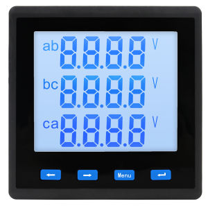 RS485 400V Three Phase Multi-function Digital LCD Display Voltage Ampere Watt Power Energy Frequency Meter