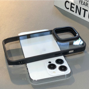 🔥Ready Stock🔥Casing for iPhone 11 XR 15 Pro Max 14 13 12 11 Pro Max X XS Max 8 7 Plus 16 Pro Max 12 Pro 13 Pro Max Phone Case เคส ไอโฟน11 กันกระแทก  Matte Plating Lens Camera ProtectorTransparent Shockproof  Full Cover