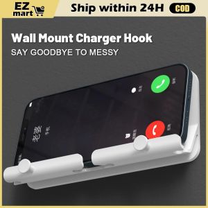 Creative Lazy Mobile Phone Bracket Wall-mounted Mobile Phone Holder Toilet Wall-mounted Bath Storage Bracket Gift