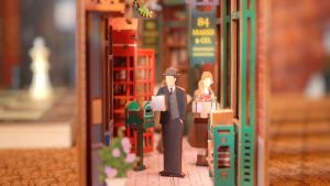 Tonecheer DIY Book Nook 84 Charing Cross Road Puzzles (TQ114) DIY Miniature Dollhouse