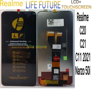 LCD TOUCHSCREEN REALME C20/C21/C11 2021/NARZO 50i ORIGINAL LIFE FUTURE FULLSET