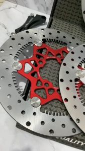 Disk Piringan Caakram Black Diamond & Breket Lubang 4 Star Gerigi