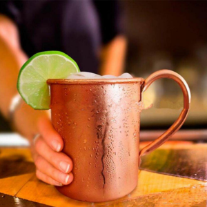 💥Dream Best🔥 100% Pure Copper Moscow Mule Mug 14 and 16OZ Solid Smooth without Inside Liner for Cocktail Coffee Beer Milk Water