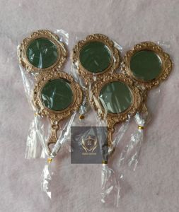 sultan souvenir..Souvenir Kaca Gagang BULAT Mas/Perak Plastik isi 50 pcs