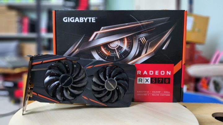 GIGABYTE RX570 8GB มือ2 พร้อมกล่อง | Lazada.co.th