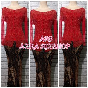 set kebaya wisuda kebaya murah + longtorso dan rok