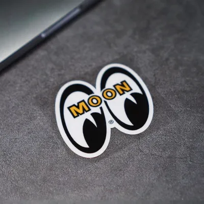 Retro Reflective Moon Eye Car Decal
