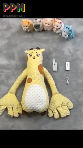 หมอนกันสะดุ้ง ตุ๊กตาตบกล่อมนอน พร้อมรีโมท + เพลง | มือตบกล่อมเด็ก หมอนตบตูด ของขวัญเด็กแรกเกิด ส่งจากไทย