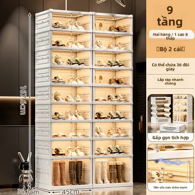 MEIZHUFU | Tủ Đựng Giày Trong Suốt Gấp Gọn