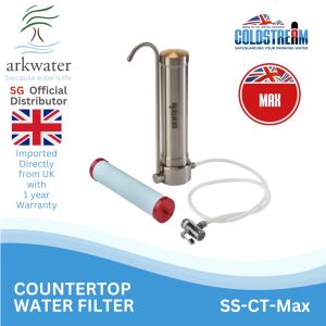 Coldstream® Countertop Single Stainless Steel Water Filter Package. Model: SS-CT-Max