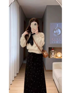DUOMIAOTU | Rich Sensation Early Spring Korean Style Dress Set