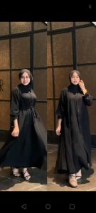 gamis abaya bhn jetblack UK MLXLxxl pb140