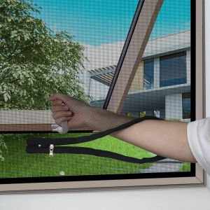 New Attic Skylight Mosquito Net Window Screen With Zipper Invisible Customizable Size Black Mesh Summer Mosquito Washable