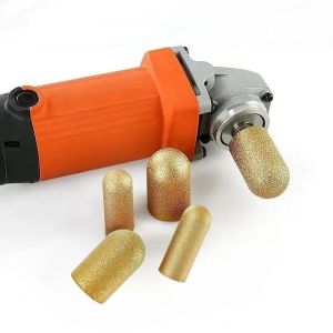 20 30mm M10 Diamond Vacuum Brazed Round Grinding Head Abrasive Angle Grinder Milling Cutter Stone Carve Polish Porcelain Tiles
