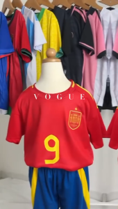Baju jersey set baju jersey perempuan set baju sukan perempuan set baju sukan budak 2025 New Season Spain jersey kids set baju jersi Yamal budak baju sukan grade AAA jersi murah baju bola